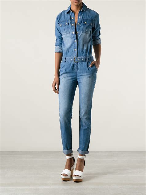 michael kors denim jumpsuit.